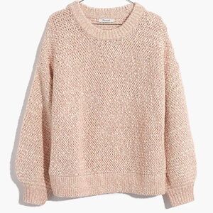Madewell Soft Blush Crew Neck Sweater medium